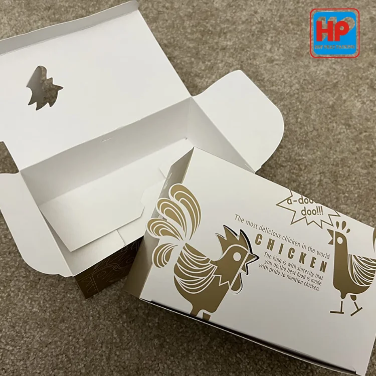Hộp giấy đựng gà nướng tiện lợi, an toàn, giá tốt, thân thiện môi trường